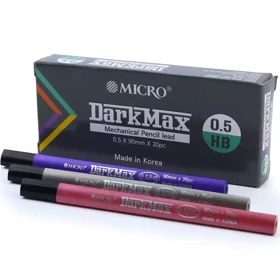 نوک مداد نوکی 0.5 میکرو MICRO مدل DarkMax با کیفیت HB یک عددی