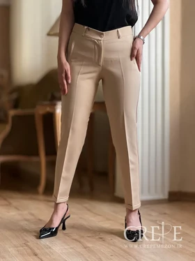 شلوار کرپ کلاسیک پاکتی قد 90