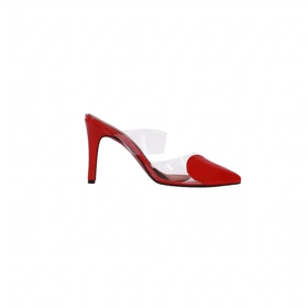 کفش پاشنه‌بلند زنانه مدل قلبی_قرمز کد 3021