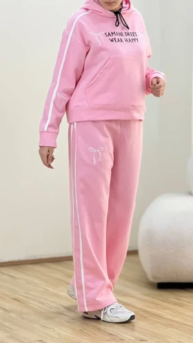 ست هودی وشلوار پاپیون