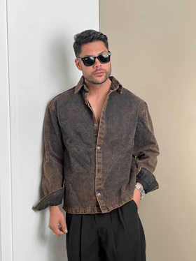 پیراهن کتان سنگشور
