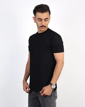 تیشرت آستین کوتاه یقه گرد بیسیک مردانه 0454