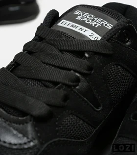 کفش کتانی طبی زنانه و مردانه مشکی SKECHERS archfit v02