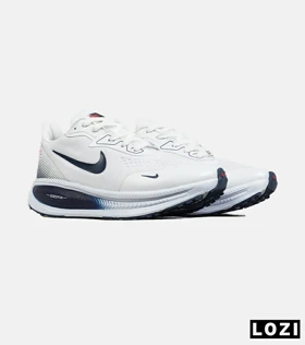 کفش کتانی مردانه و زنانه سفید سرمه ای Nike Zoom X مدل 8351