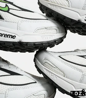 کفش کتانی مردانه سفید سبز نایک NIKE x SUPREME shox ride 2