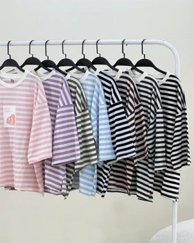 تیشرت راه راه ماهی