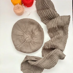 کلاه و شالگردن فرانسوی جدید کپی