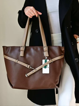 کیف دستی زنانه بنو مدل راتا کد BENO 4936 (شکلاتی)