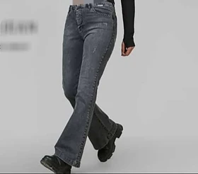 شلوار دمپا زغالی