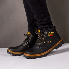 نیم بوت مردانه Cat مدل SAFETY (مشکی)