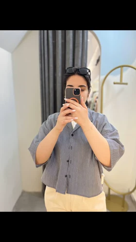 پیراهن باکسی راه‌راه