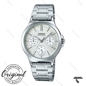 ساعت کاسیو LTP-V300D-7 زنانه تمام سیلور Casio-10340-L