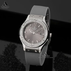 ساعت هابلوت زنانه نگین‌دار Hublot Big Bang TS