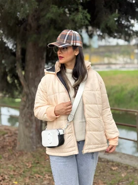 کاپشن کلاهدار آرشیدا ( ارسال رایگان )