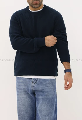 بلوز بافت یقه گرد مردانه کد20000037