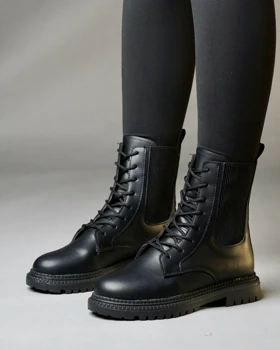 کفش زمستانی زنانه نیم بوت کلاسیک