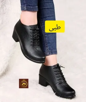 کفش زنانه طبی بندی پاشنه‌دار آسنا