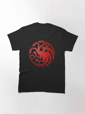 تیشرت house of the dragon طرح Red Dragon Classic T-Shirt کد 195933