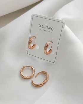 گوشواره حلقه‌ای چند وجهی ژوپینگ