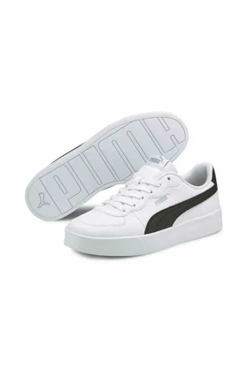 Kadin White Puma Skye ورزش تمیز و کفش روزانه -Beyaz 38014704
