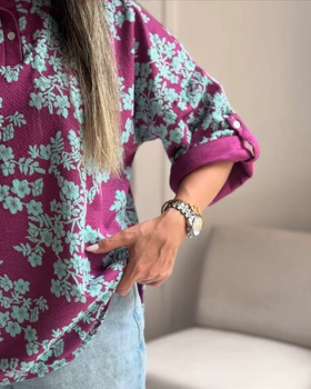 شومیز جلوبسته پرنا