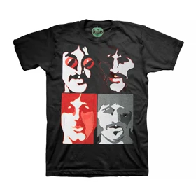 تیشرت گروه موسیقی beatles بیتلز Four Square YS Abstract کد 184219