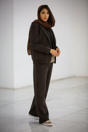 کت زنانه یقه E اسپرت لامر