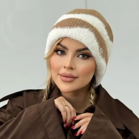 کلاه بافت ابر و بادی