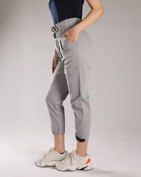 شلوار کتان گت دار زنانه