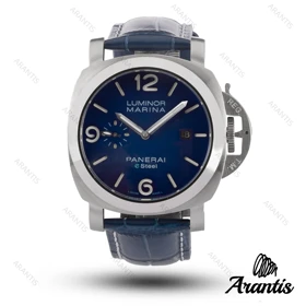 ساعت پنرای GMT CERAMICA اتوماتیک مردانه سیلور سورمه ای m-10845