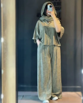 مانتو شلوار مرجان