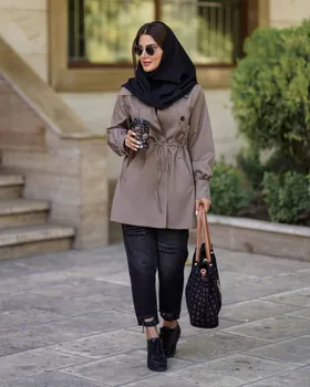 مانتو دانشجویی مدل پامچال کد 2048