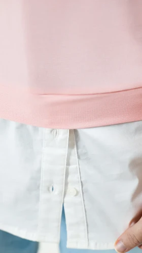 تیشرت دو تیکه صورتی