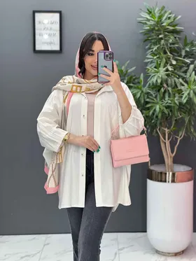 مانتو پانچ آستین پیله درشت