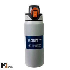 فلاسک فلزی در ضامنی 650 میلی لیتری کد 9001 (طوسی)