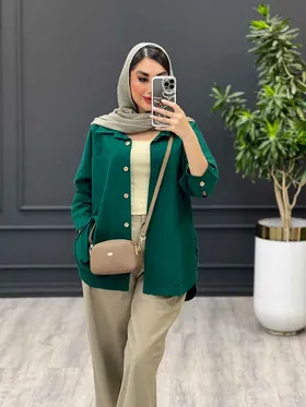 مانتو شومیزی پایین هلال