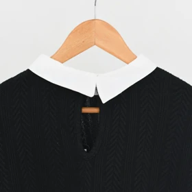 شومیز بافت یقه دار کد 1167