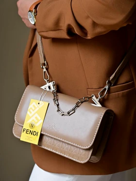 کیف دستی/دوشی زنانه بنو مدل لیورا کد BENO 5023 (نسکافه ای تیره)