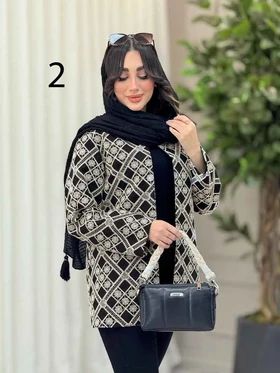 مانتو طرح دار آوینا