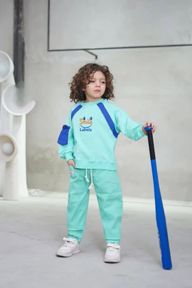 بلوز شلوار پسرانه طرح smile