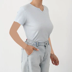 تیشرت راه راه کد 785