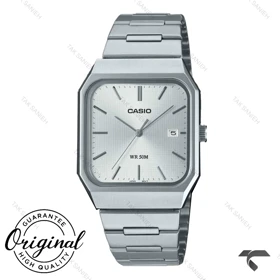 ساعت کاسیو MTP-B185D-7AV مستطیلی مردانه سیلور Casio-10721-G