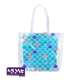 کیف شفاف طرح پری دریایی آکواریومی