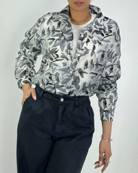 شومیز شیشه ای قهوه ای کد 500495