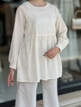 مانتو خامه دوزی کوک و دوک کد 556