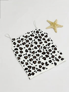 کراپ بند کفشی پلنگی