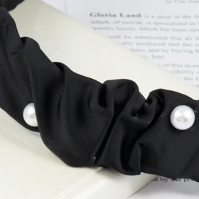 تل مو زنانه مدل چروک مرواریدی کد 494