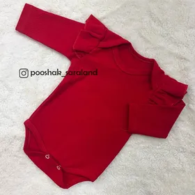 بادی نوزاد چین‌دار دخترانه کبریتی