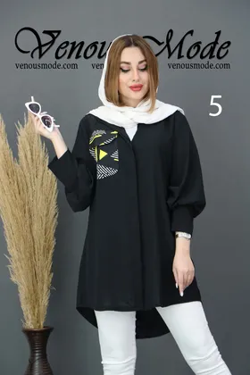 مانتو ابروبادی جیب طرحدار
