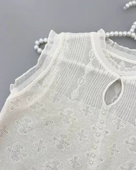 تاپ بافت یقه چین کد 4288